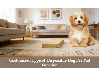 Tipo personalizado de função descartável de almofada de xixi para cães